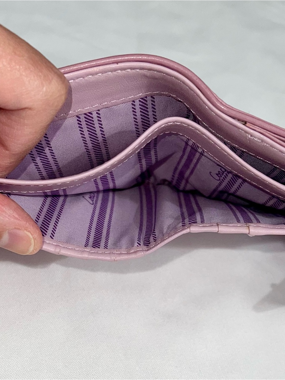 Coach Small Wallet - Light Purple - Picture 4 of 5